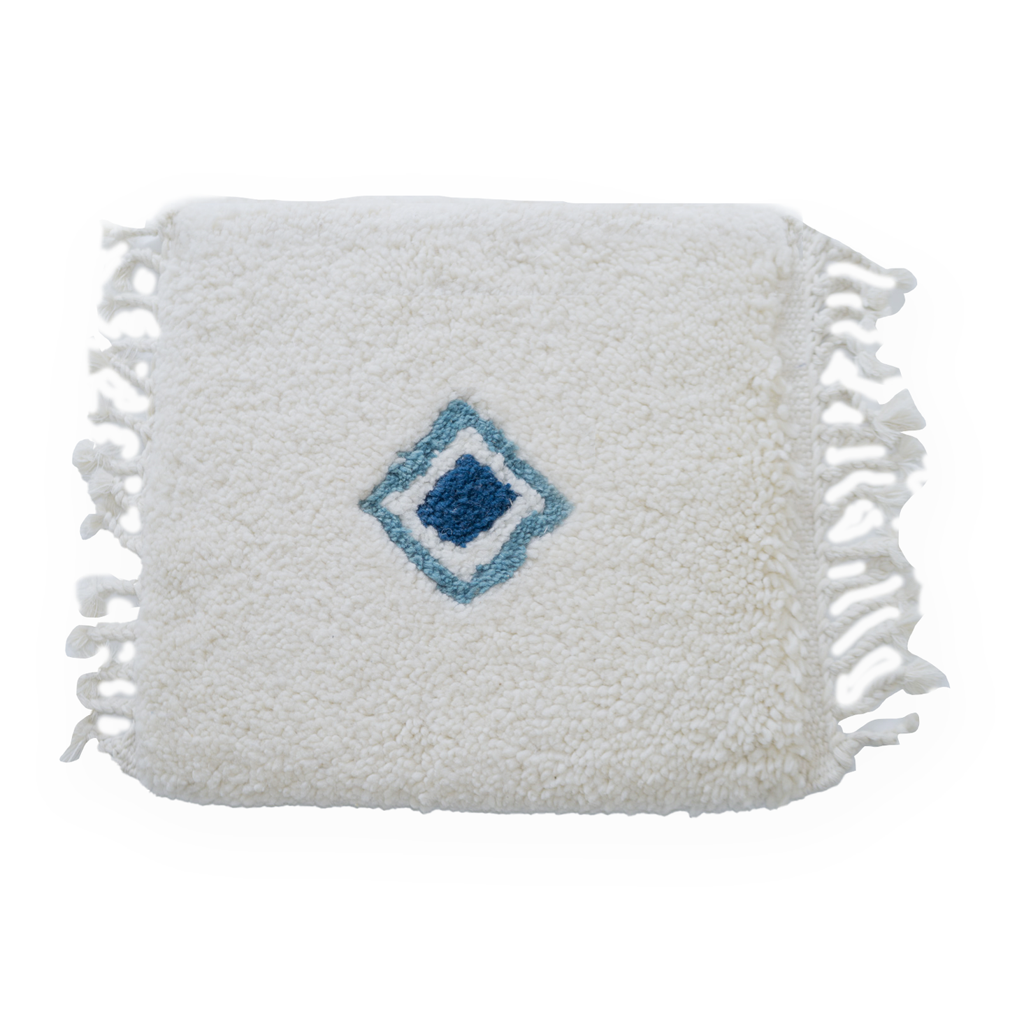 Tapis Fait Main Artisanal – Design Unique et Qualité Supérieure - 50x50cm