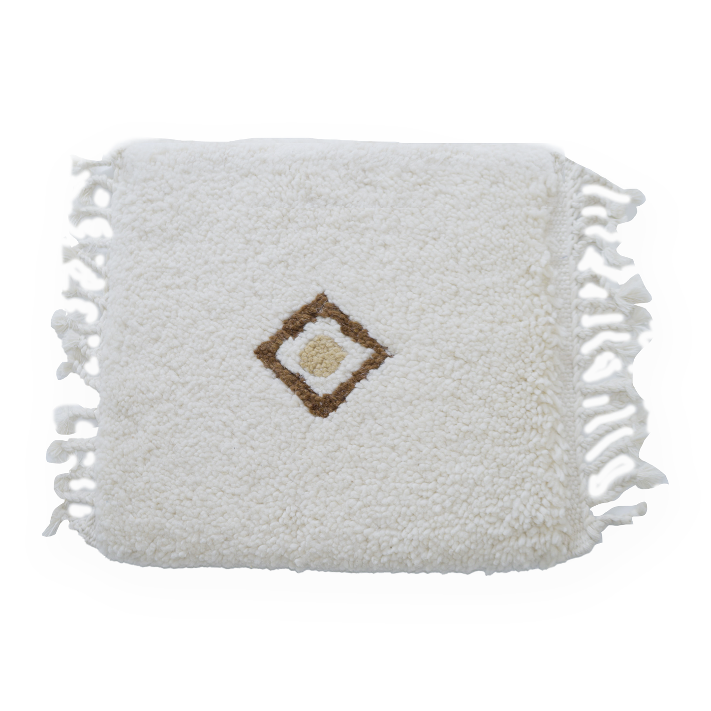 Tapis Fait Main Artisanal – Design Unique et Qualité Supérieure - 50x50cm