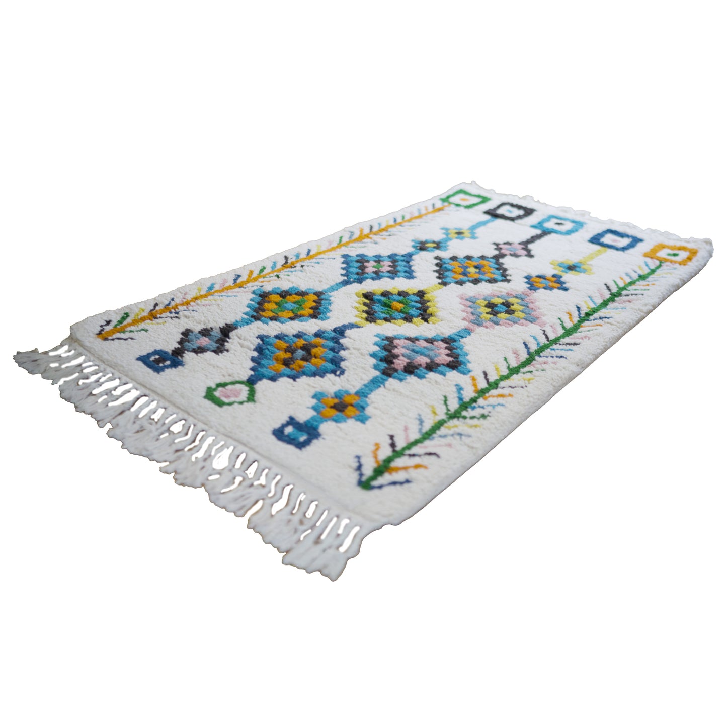 Tapis Fait Main Artisanal – Design Unique et Qualité Supérieure - 150x90cm