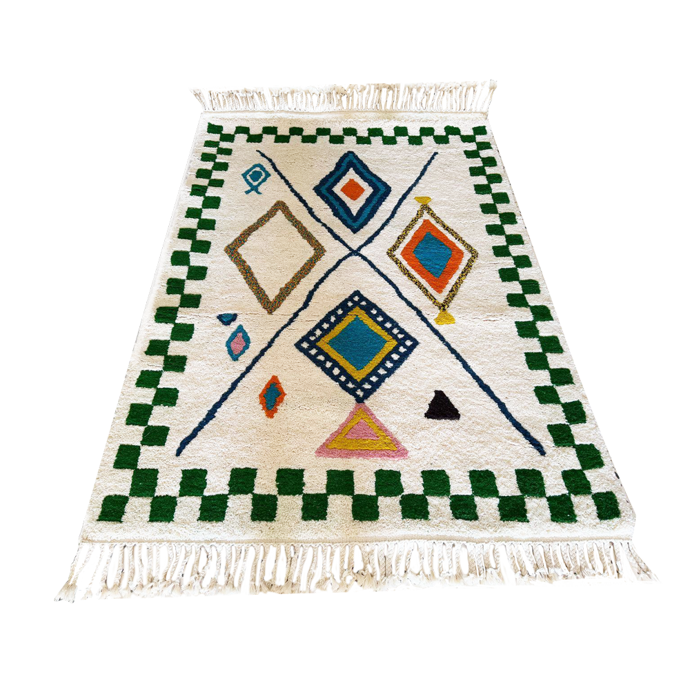 Tapis Fait Main Artisanal – Design Unique et Qualité Supérieure - 225x160cm