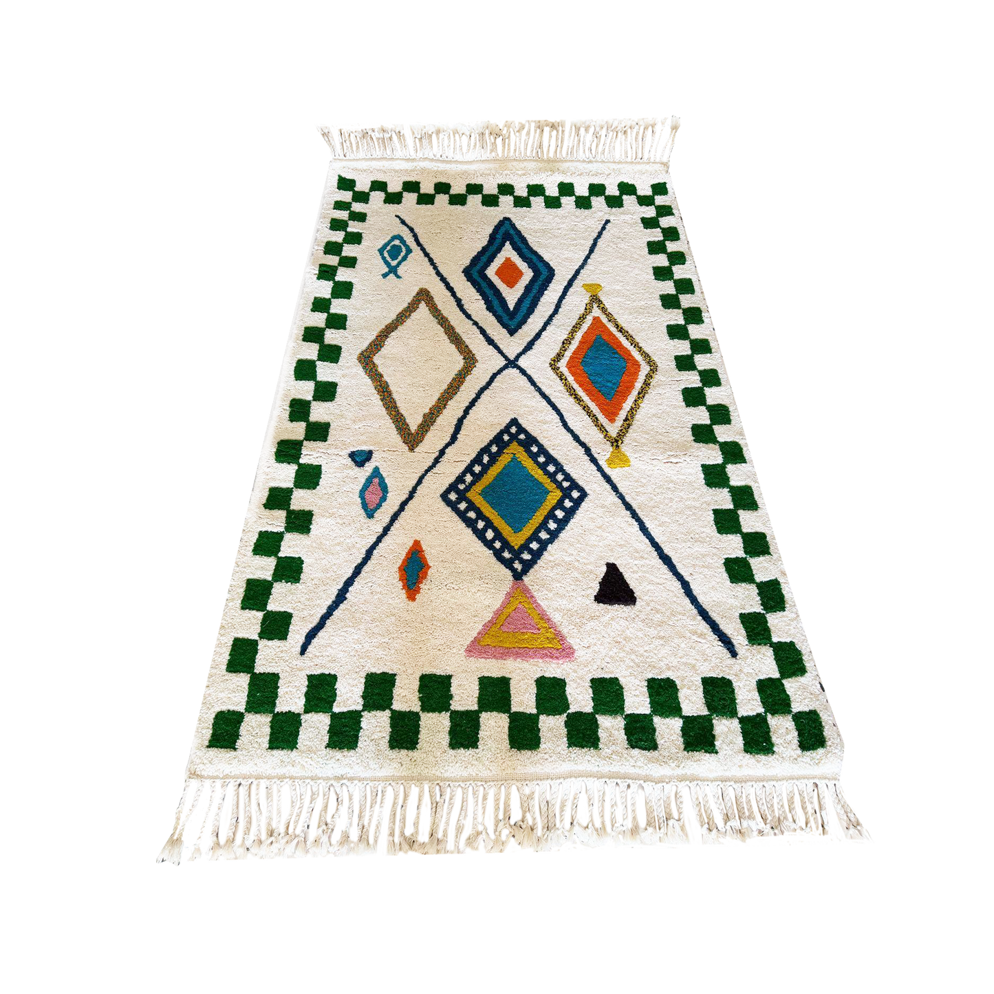 Tapis Fait Main Artisanal – Design Unique et Qualité Supérieure - 90x150cm