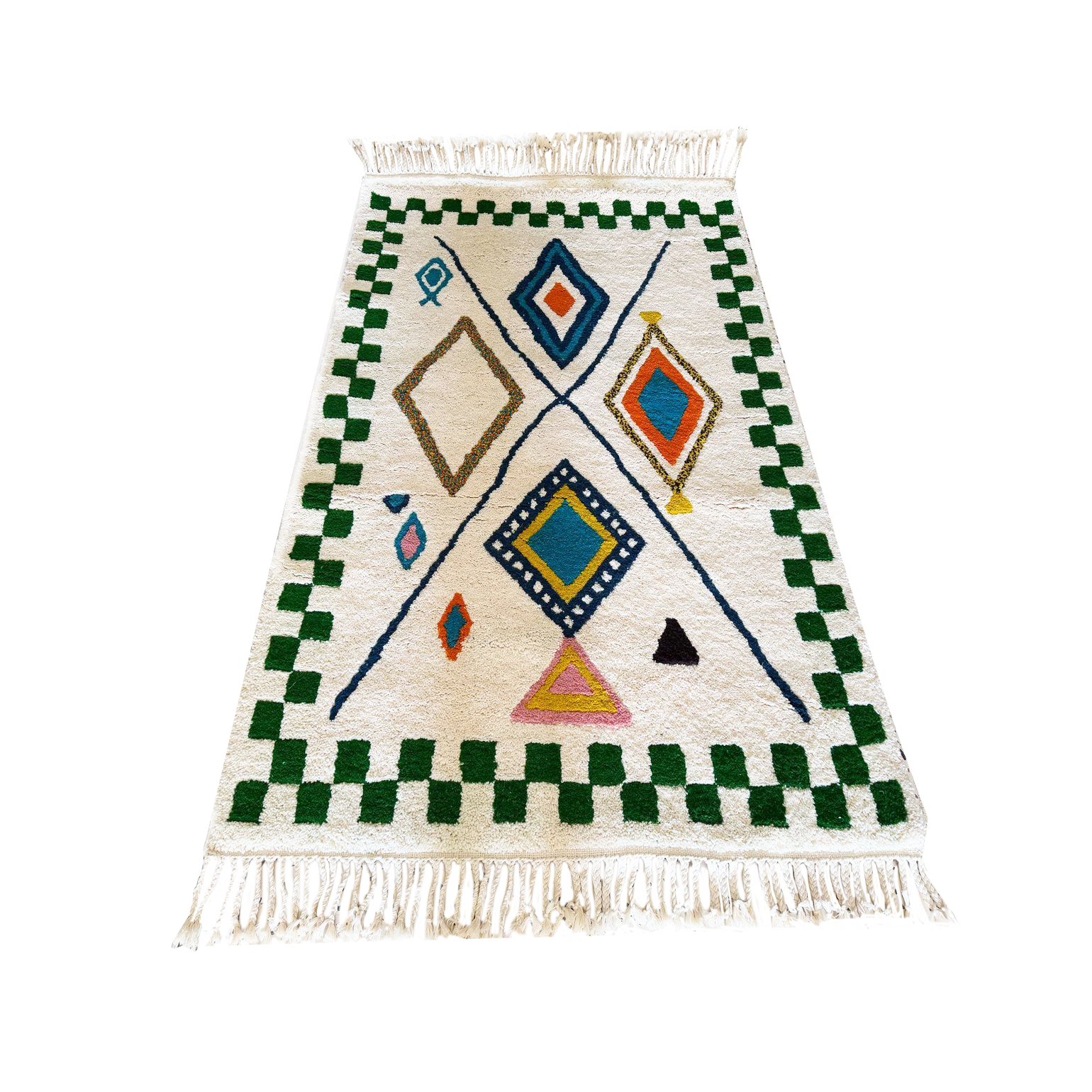 Tapis Fait Main Artisanal – Design Unique et Qualité Supérieure - 90x150cm