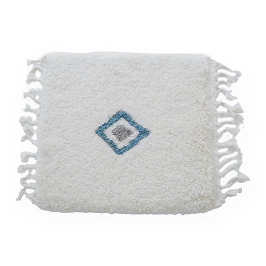 Tapis Fait Main Artisanal – Design Unique et Qualité Supérieure - 50x50cm