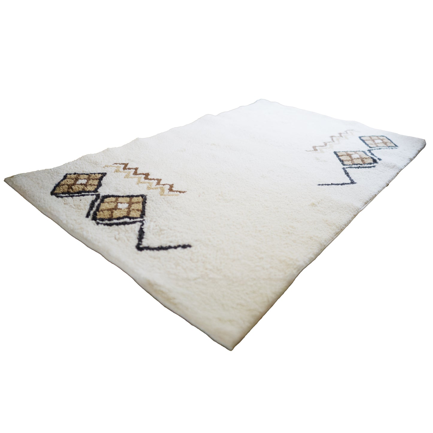 Tapis Fait Main Artisanal – Design Unique et Qualité Supérieure - 158x90cm