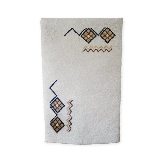 Tapis Fait Main Artisanal – Design Unique et Qualité Supérieure - 158x90cm