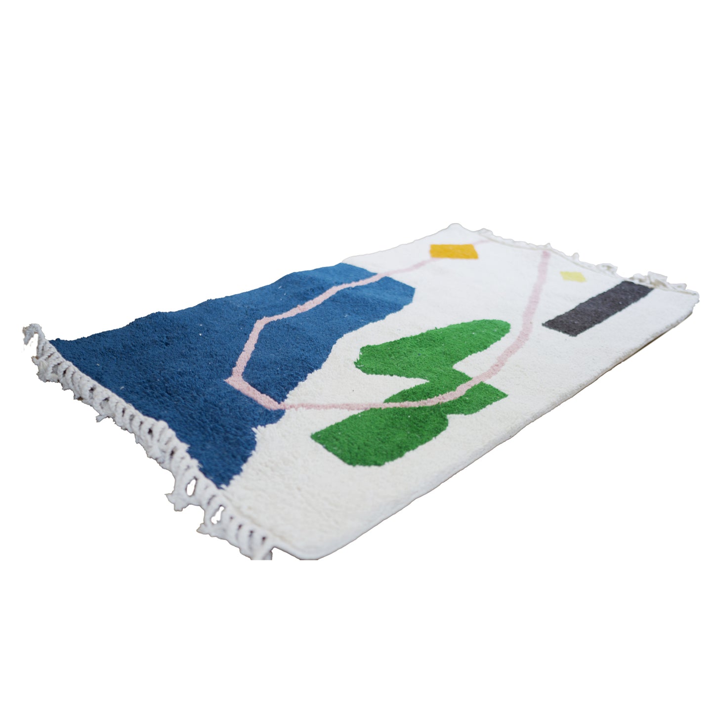 Tapis Fait Main Artisanal – Design Unique et Qualité Supérieure - 151x93cm