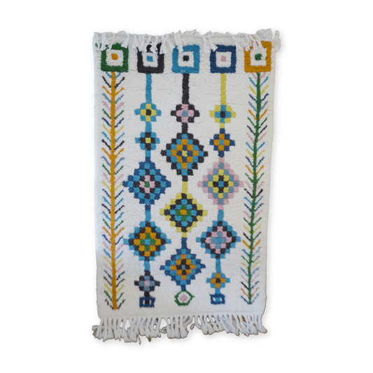 Tapis Fait Main Artisanal – Design Unique et Qualité Supérieure - 150x90cm